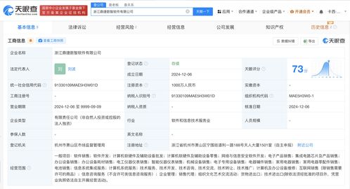 鼎捷數(shù)智在浙江成立軟件公司，注冊(cè)資本1000萬(wàn)元助力科技發(fā)展